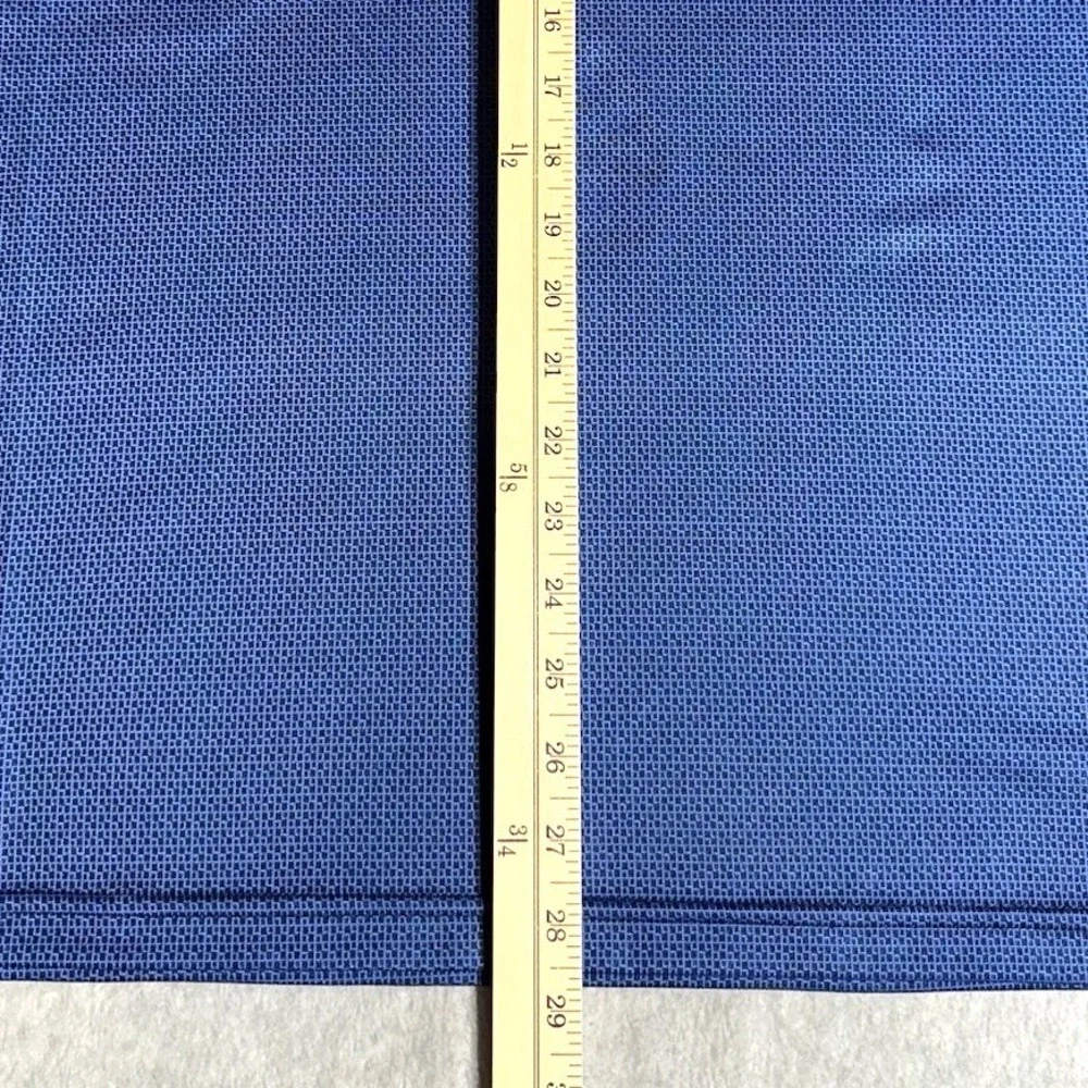 Pro‎ Tour Polo Shirt Mens Large Blue Excellent Geometric Print Golf Performance